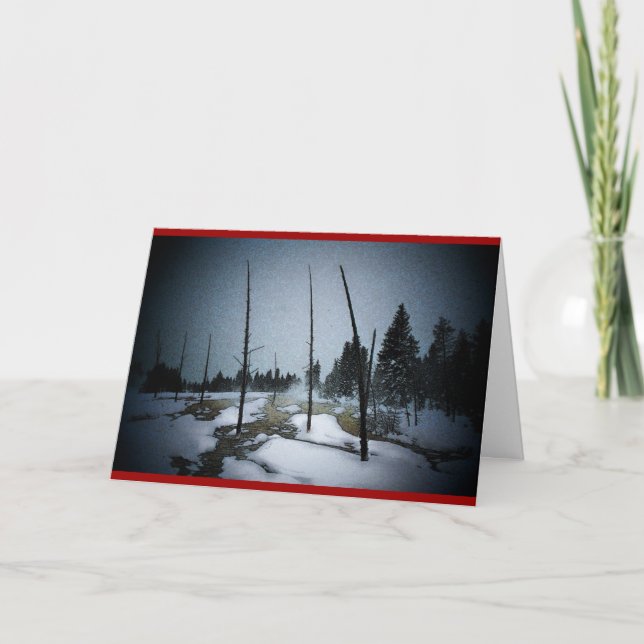 Carte de Noël (Yellowstone) (Devant)