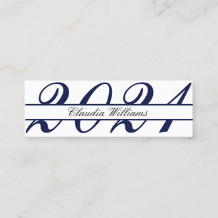 Carte de nom de diplôme. Élégante carte d'insertio