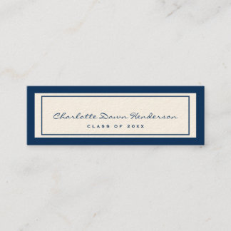 Carte de nom du faire-part de remise des diplômes