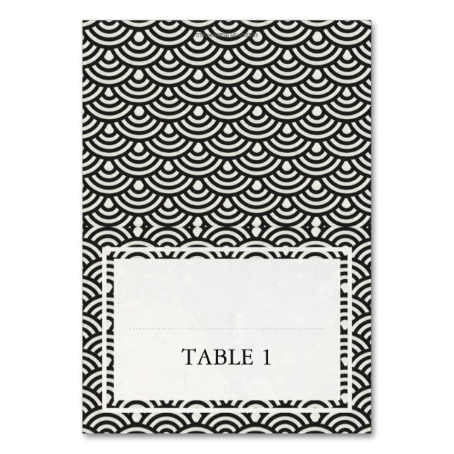 Carte de nom du Motif de l'emplacement du Mariage  (Par défaut)