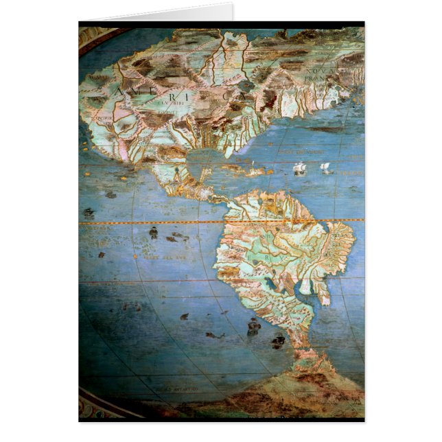 Carte de nord et de l'Amérique du Sud (Devant)