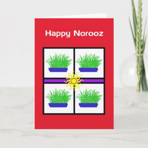 Carte de Norouz joyeuse