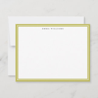 Carte de note à double cadre Citrus