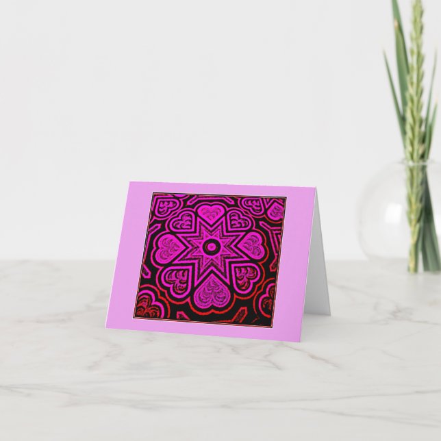 Carte de note "Amour" (Devant)