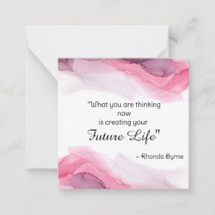 *~ Carte de note AP62 pour devis d'aquarelle Futur