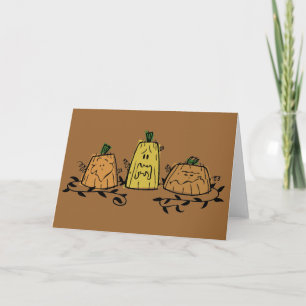 Carte de note Artsy Pumkins (vierge à l'intérieur)