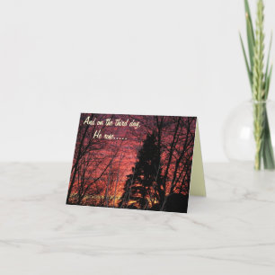 Carte de note avec thème religieux