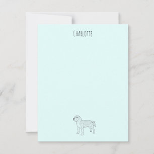 Carte de note beagle