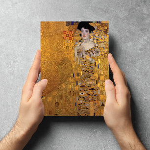 Carte de note blanche Adele Portrait Gustav Klimt