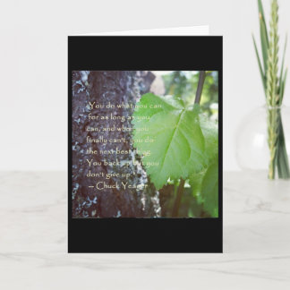 Carte de note blanche d'encouragement