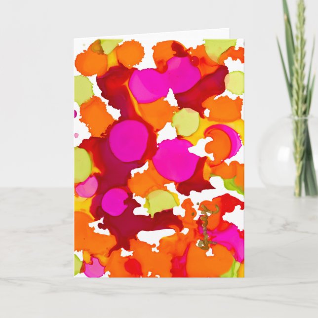 Carte de note blanche Jumble Joy Lovitude (Devant)