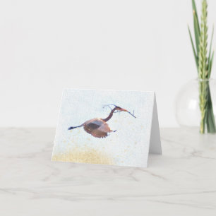 Carte de note Blue Heron