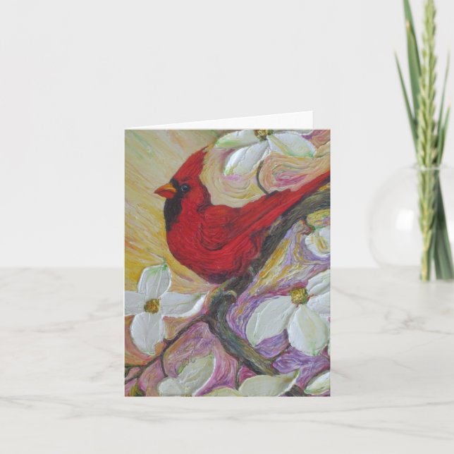 Carte de note cardinale et blanche rouge de (Devant)