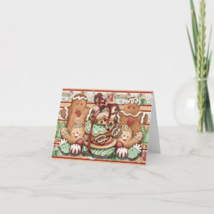 Carte de note Cookies de Noël