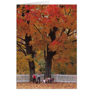 Carte de note Couleurs d'automne