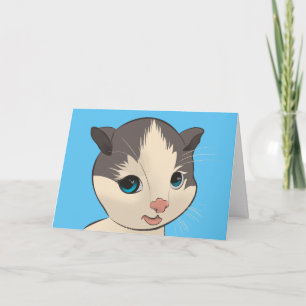 Carte de note CUTE CAT KITTEN