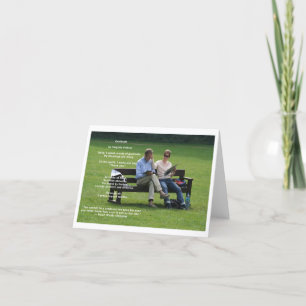 Carte de note d'affirmation de "gratitude" (blanc)