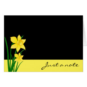 Carte de note Daffodiques