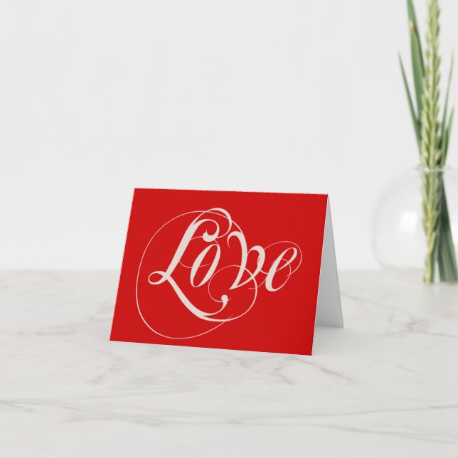 Carte de note d'amour (personnalisable) (Devant)