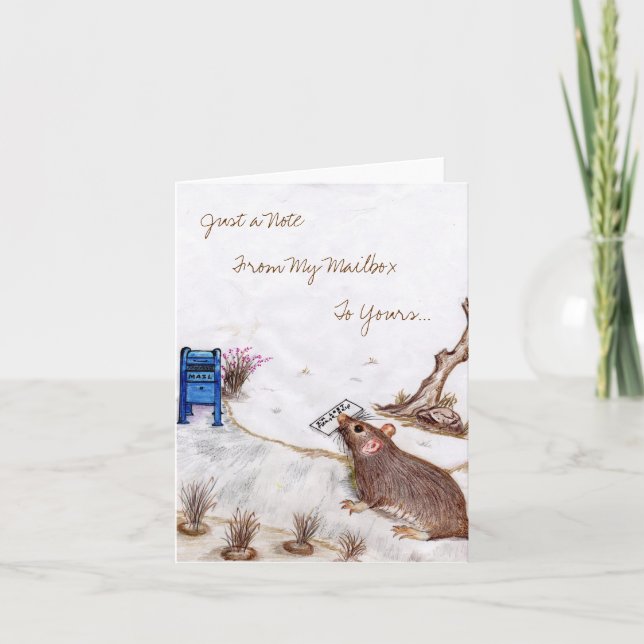 Carte de note d'aquarium populaire de boîte aux (Devant)