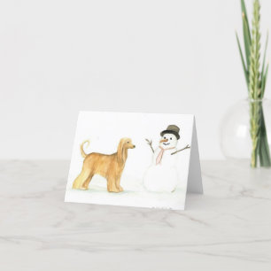 Carte de note d'art de chien de chien de Hound et