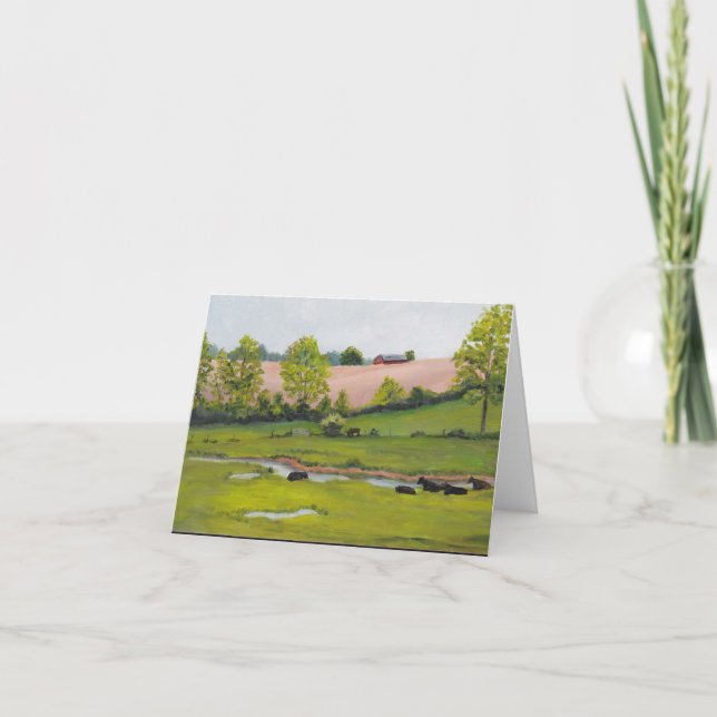 Carte de note d'art paysager Manheim Pasture (Devant)