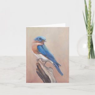 Carte de note d'art vierge "Bluebird"