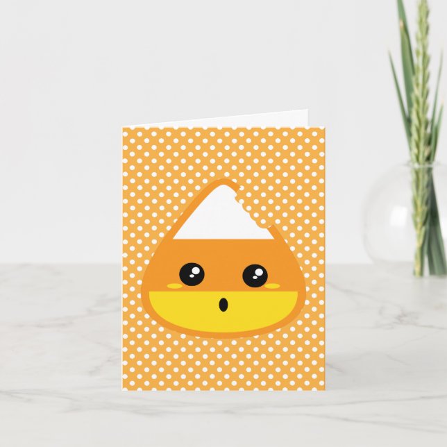 Carte de note de bonbon Kawaii (Devant)