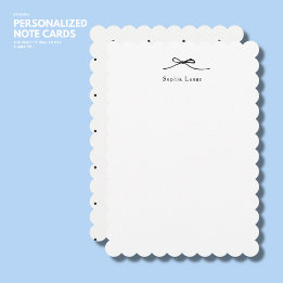 Carte de note de bord de pétoncle personnalisée av