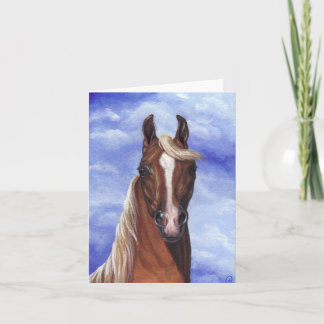Carte de note de CHEVAL de PALOMINO