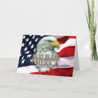 Carte de note de God Bless America