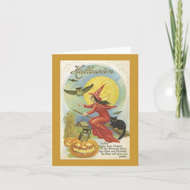 Carte de note de Halloween (Devant)