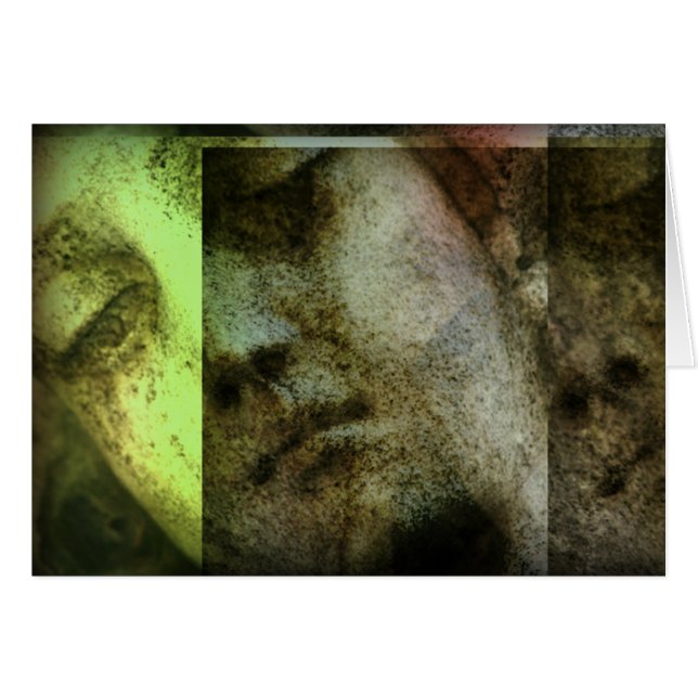 Carte de note de la face de la statue Angélique vi (Devant Horizontal)