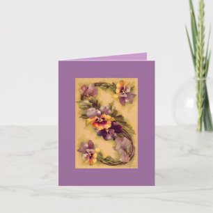 CARTE de NOTE de l'alphabet S. de Catherine Klein