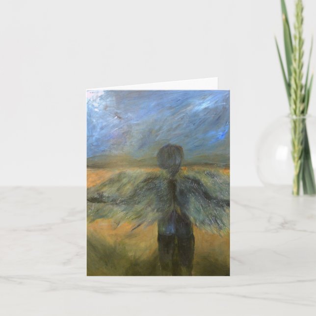 Carte de note de l'ange du garçon (Devant)