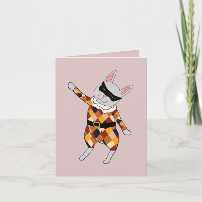 Carte de note de lapny Harlequin (Devant)