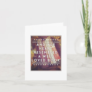 Carte de note de l'auteur du livre - Vide à l'inté