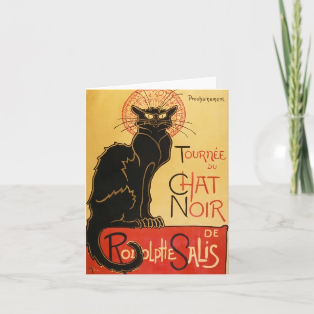 Carte de note de Le Chat Noir (Devant)
