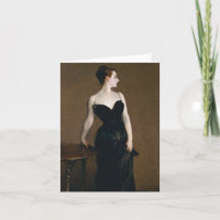 Carte de note de Madame X de John Singer Sargent
