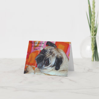 Carte de note de manipulation de canine