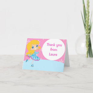 Carte de note de Merci d'anniversaire de fille de