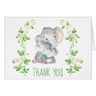 Carte de note de Merci de partie de baby shower
