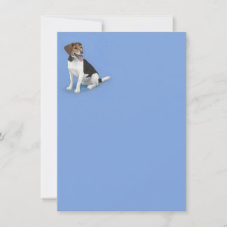 Carte de note de Mix Beagle adorable