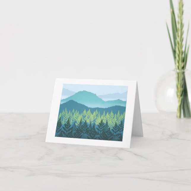 Carte de note de Mountain Nursery (Devant)