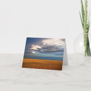 Carte de note de peinture à l'huile fine de champ 