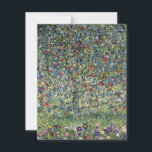 Carte de note de pommier de Gustav Klimt<br><div class="desc">Carte de note de pommier de Gustav Klimt. Huile faisant souffrir sur la toile à partir de 1912. Un beau paysage de la période postérieure du Klimt. Un grand cadeau pour des fans de la peinture de paysage,  des pommiers,  du nouveau et du Gustav Klimt d'art.</div>