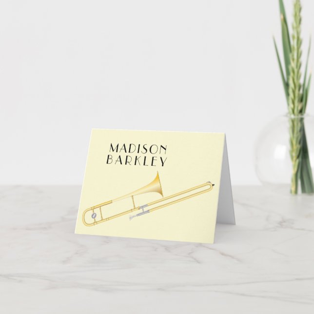 Carte de note de professeur de groupe de musicien  (Devant)