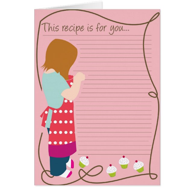 Carte de note de recette (Devant)