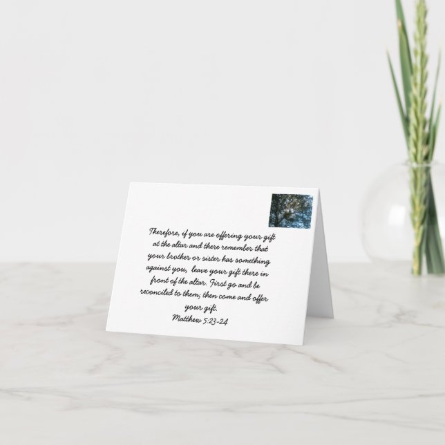 Carte de note de résolution de conflit (Devant)