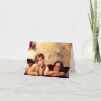 Carte de note de Sistine Madonna d'anges de
